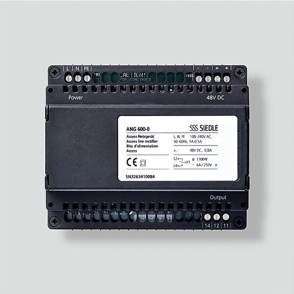 Siedle Access Netzgerät 100-240VAC schwarz ANG 600-0
